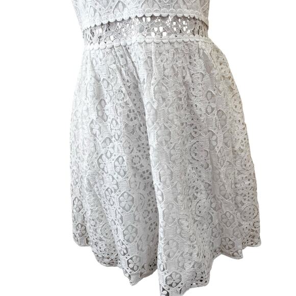Lilly Pulitzer White Eyelet Lace Strapless Dress Size Large - Picture 3 of 7